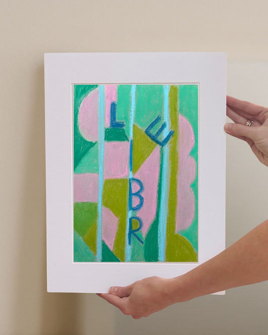 Quand j’ai dessiné cette œuvre aux pastels à l'huile, j’avais une question qui me trottait beaucoup dans la tête. Comment faire pour rester libre. Dessin pastel à l'huile format A4 sur papier.