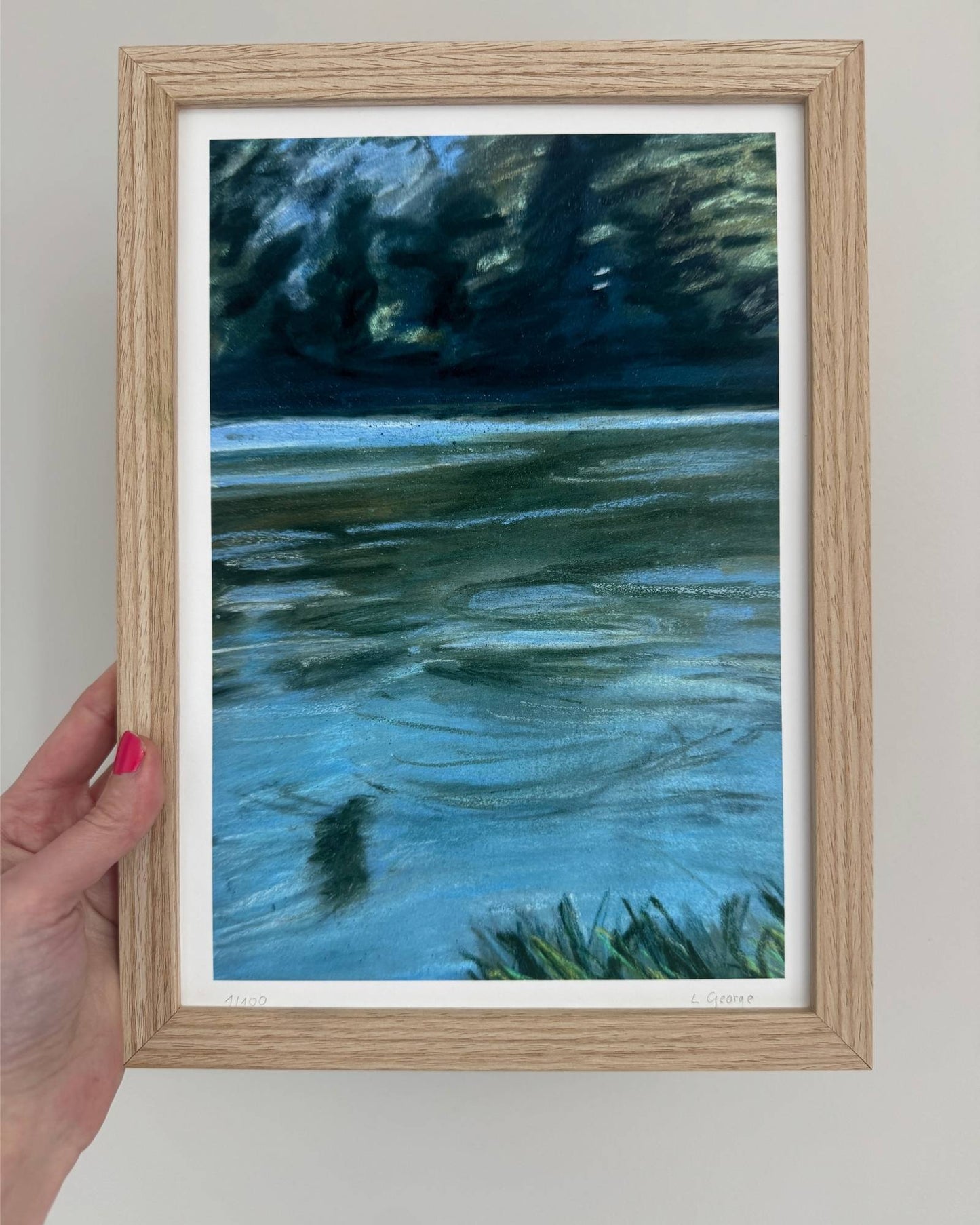 tirage encre pigmentaire fine art paysage pastel