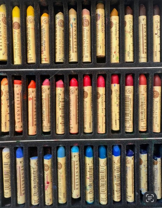pastels à l’huile et pastel sec matériel artiste couleurs