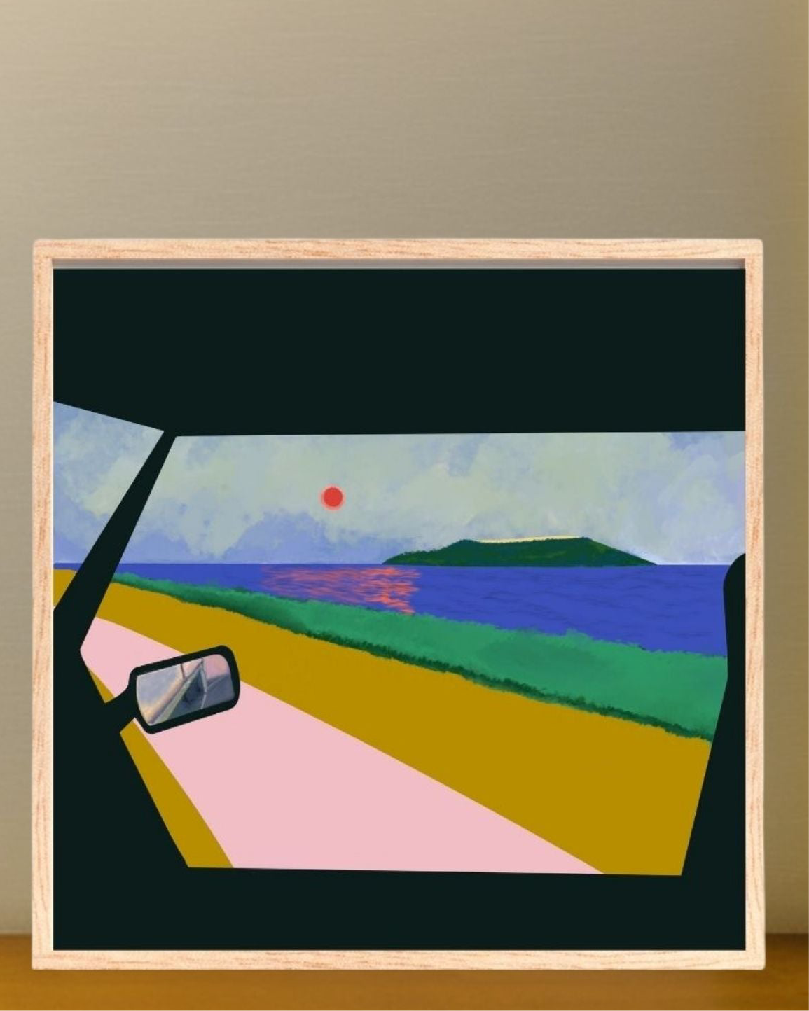 Cap sur le large. impression giclée de haute qualité sur papier PhotoRag Bright White 310 g.