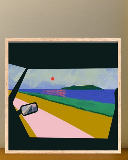 Cap sur le large. impression giclée de haute qualité sur papier PhotoRag Bright White 310 g.