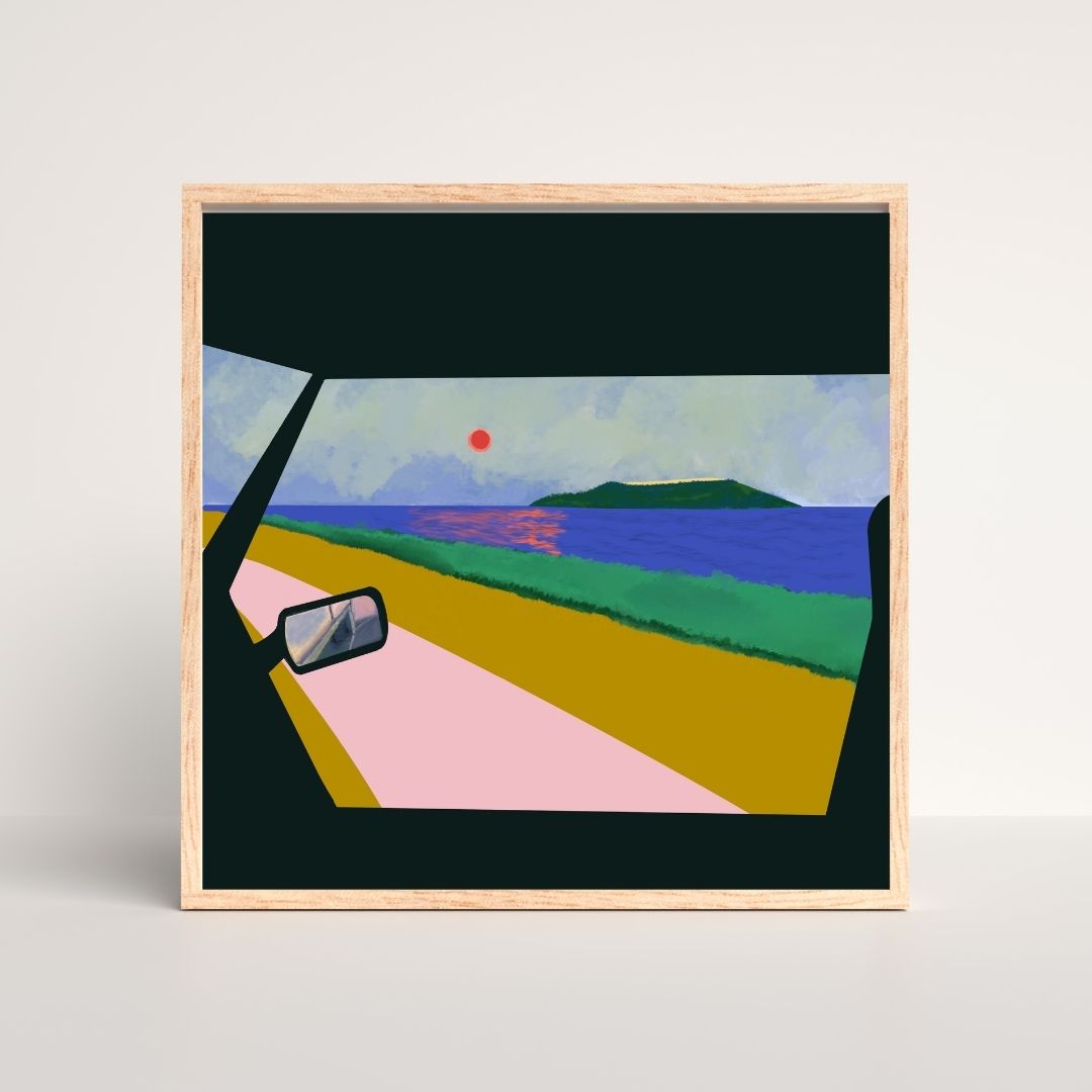 Cap sur le large. impression giclée de haute qualité sur papier PhotoRag Bright White 310 g.