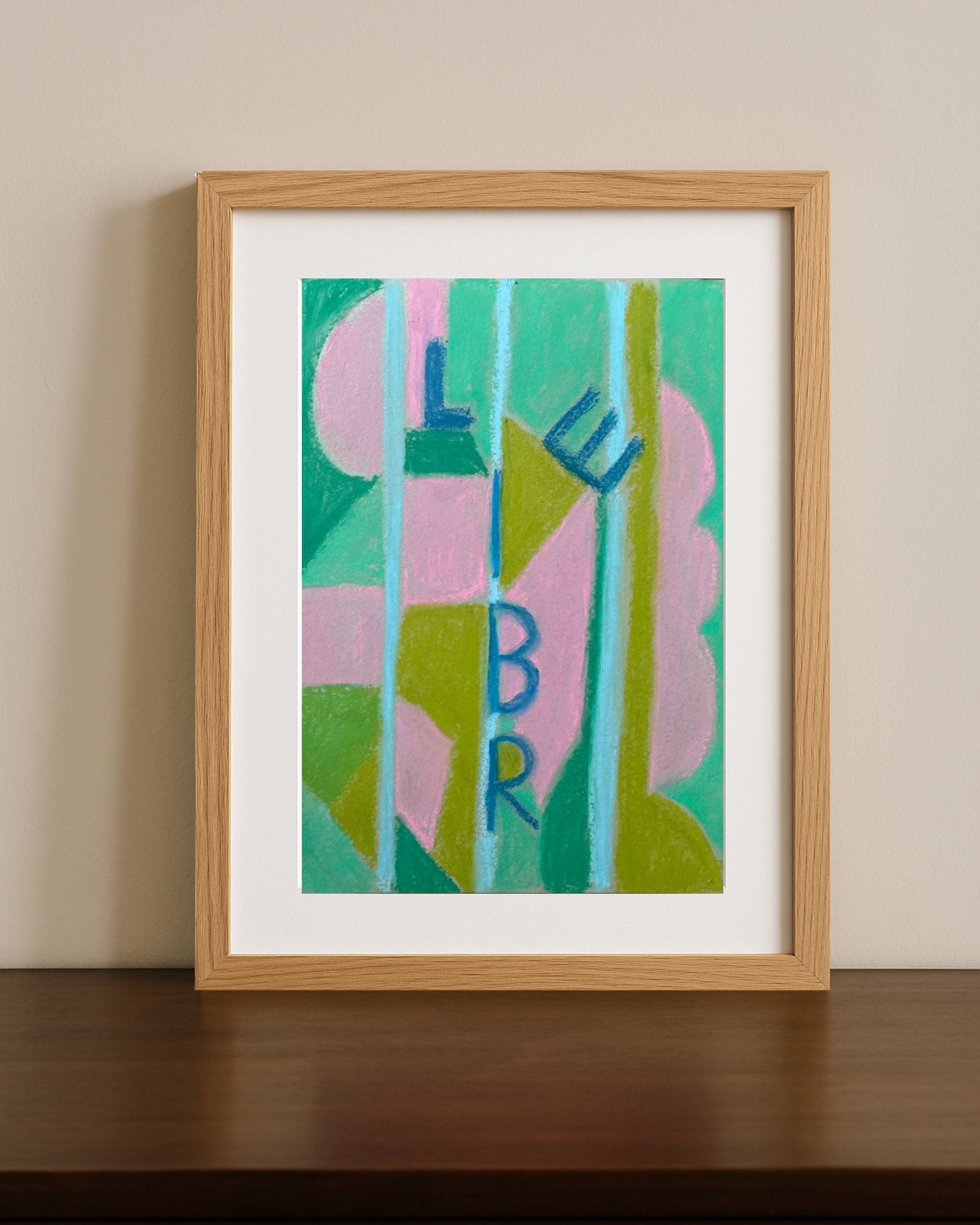 Quand j’ai dessiné cette oeuvre aux pastels j’avais une question qui me trottait beaucoup dans la tête. Comment faire pour rester libre. Dessin pastel à l'huile format A4 sur papier.