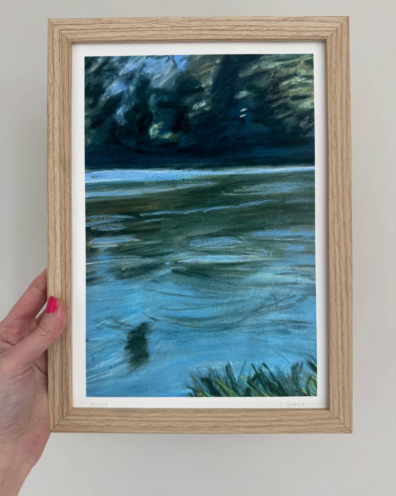 tirage encre pigmentaire fine art paysage pastel
