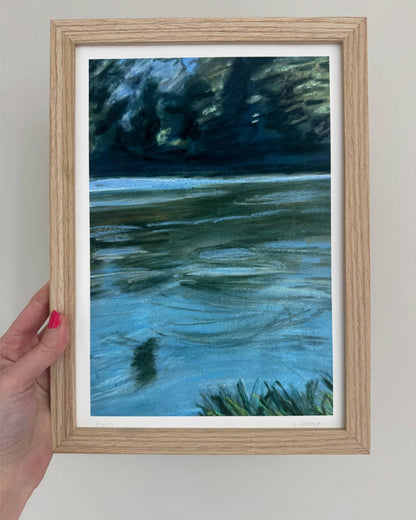 tirage encre pigmentaire fine art paysage pastel
